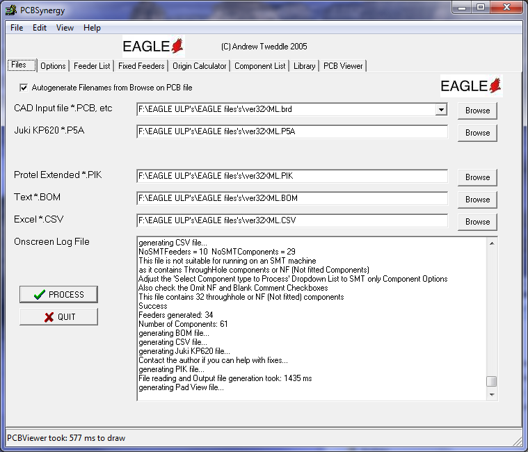 PCBSynergy files